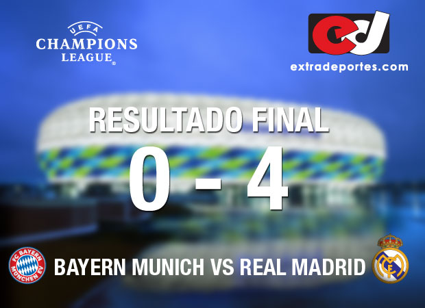 Resultado Final Real Madrid vs Bayern Munich Champions