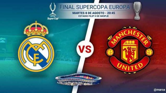 Manchester United vs Real Madrid SuperCopa UEFA EN VIVO