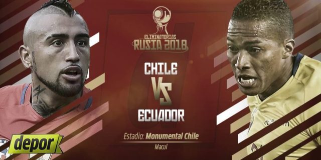 Chile vs Ecuador 2017 En Vivo Mundial Rusia 2018