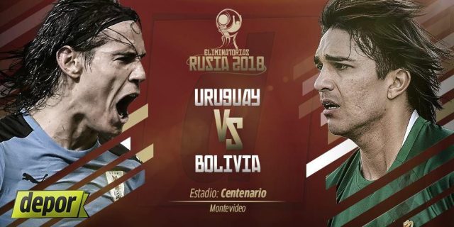 Uruguay vs Bolivia En Vivo Eliminatorias Rusia 2018